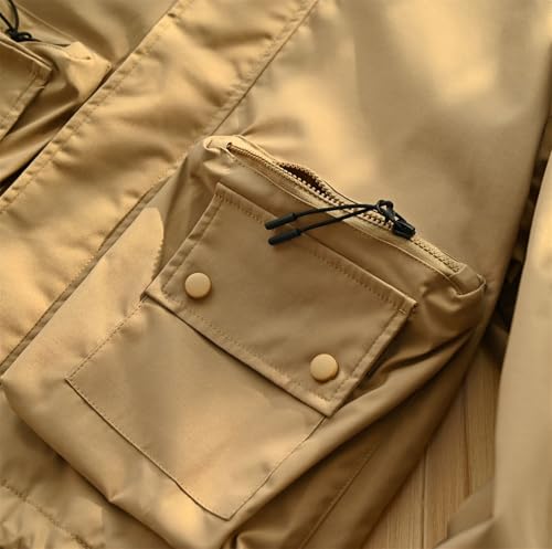 Cromoncent Kids Boys Hooded Cotton Lined Outdoor Jacket Windbreaker4