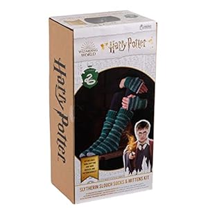 Hero Collector Slytherin Strickset Socken & Fäustlinge