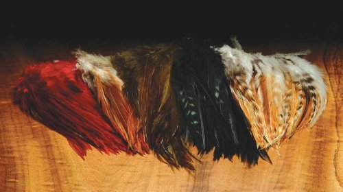 Woolly Bugger Saddle Hackle Natural Brown