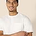 Amazon Essentials Men's Relaxed-Fit Heavyweight Cotton Pocket T-Shirt, White, XX-Large