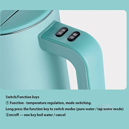 Hervidor eléctrico 1.5 L con control digital de temperatura miniatura 6