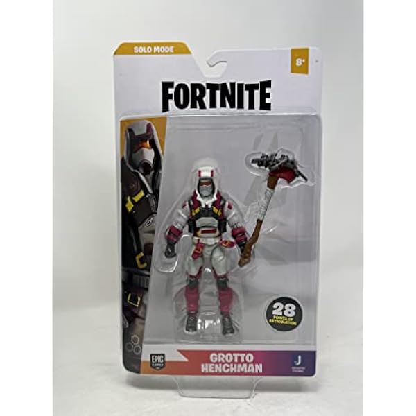 Fortnite 4" Solo Mode Grotto Henchman artikulerad actionfigur