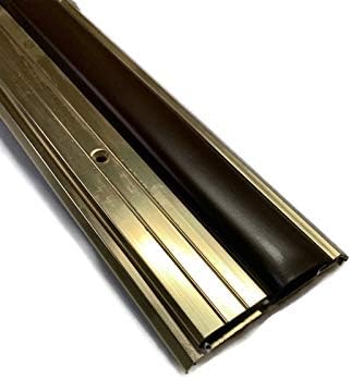 Gold Anodized Adjustable Height Vinyl Threshold 36 Long V-9-G Easiest Installation
