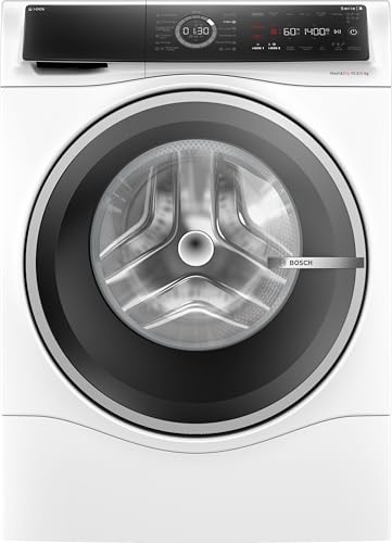 Bosch WNC254A0FR, Série 8, Lave-linge séchant, Pose-libre, 10,5 kg, 1400 trs/min, Blanc