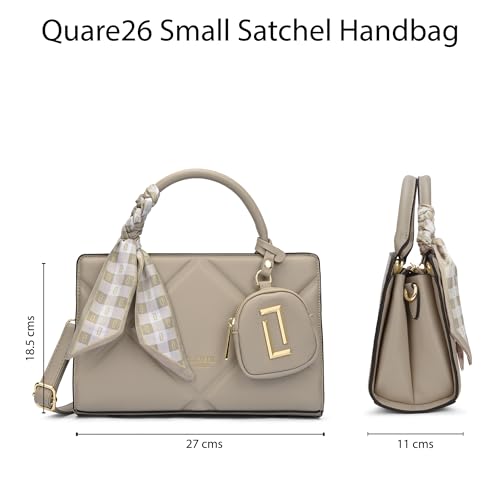 Image of Lavie Luxe Women's Quaro26 Horizontal Small Satchel Handbag | Satchel Bag for Work | Ladies Purse | Stylish Shoulder Bag | Gift For Women