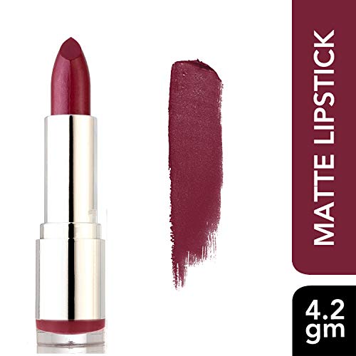 Image of Colorbar Velvet Matte Lipstick, Grape Wine, 4.2g