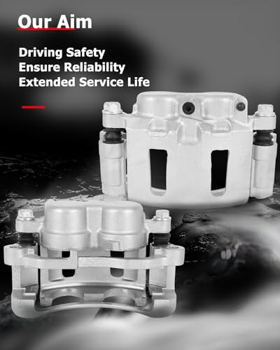 Image of cciyu 18B4695 18B4694 Front Left & Right Brake Calipers With Bracket For Chevy For Blazer /For S10,For GMC For Jimmy /For Sonoma,For Isuzu For Hombre,For Oldsmobile For Bravada