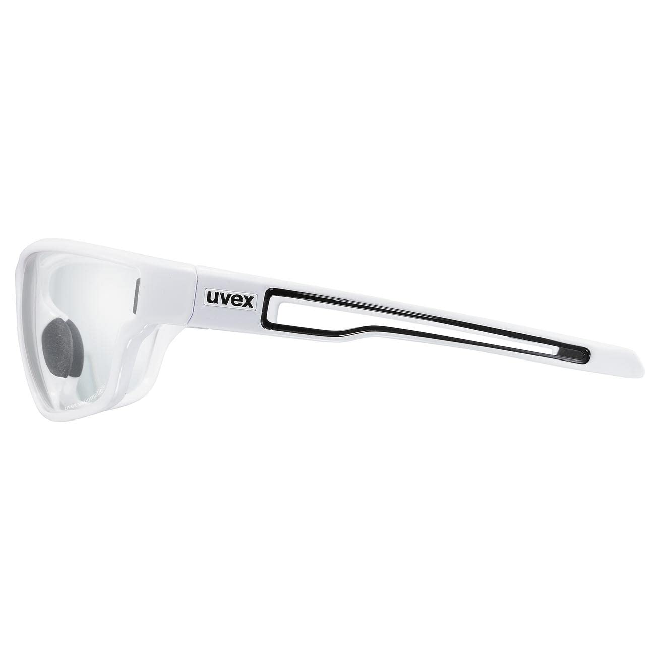 Uvex sportstyle 802 V, occhiali sportivi unisex, fotocromatico, privo di appannamenti, black/smoke, one size Uvex sportstyle 802 V, occhiali sportivi unisex, fotocromatico, privo di appannamenti, black/smoke, one size