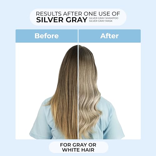 Naissant 9172 Icy Cool Blonde Hair Purple Toning Mask | Eliminates Brassiness | Neutralizes Yellow & Orange Tones | Paraben,Ammonia & Sulfate Free | Pro-Vitamin B5, Olive Oil & Honey (Cana Silver) 10.1Floz thumb #2