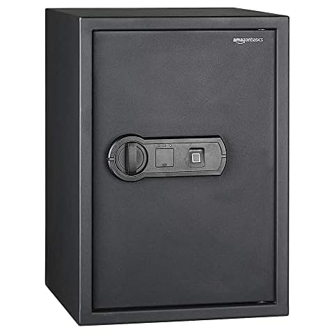 Coffre-fort biométrique Amazon Basics 50L Cover