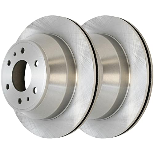 AutoShack R65075PR Rear Brake Rotors Pair of 2 Driver and Passenger Side Replacement for Chevrolet SSR Trailblazer EXT GMC Envoy XL Envoy XUV Saab 9-7x Buick Rainier Isuzu Ascender Oldsmobile Bravada