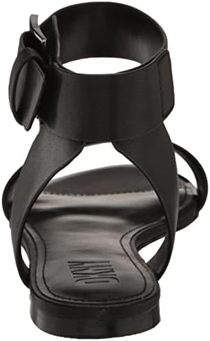 DKNY Women's Transitional Tamara-Flat Ankle Sandal, Black, 9.5 | Image 2