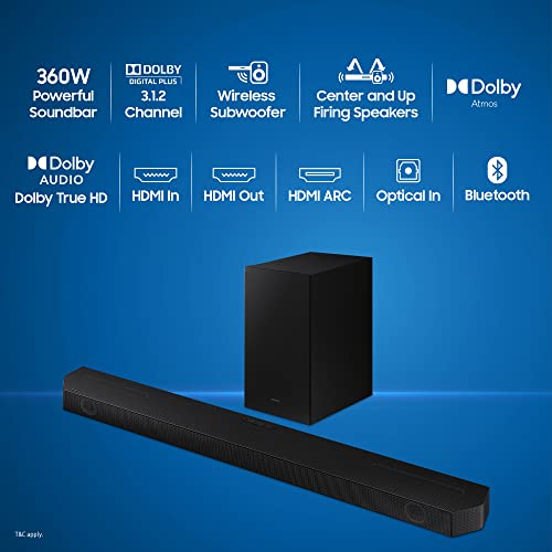 Compare Samsung QSymphony Soundbar (HWQ600B/XL), USB, Bluetooth with