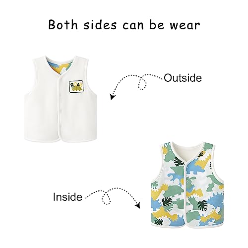 Image of pureborn Baby Toddler Vest Boys Girls Waistcoat Sleeveless Jacket 3M-4T