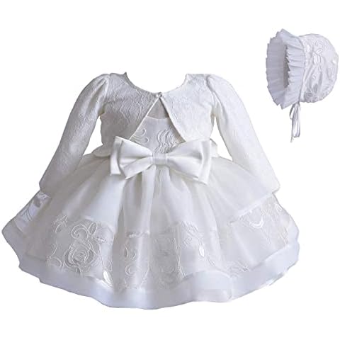 Carolilly Robe Baptême Bébé Fille Cover