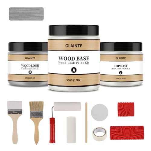 GLAINTE Wood Look Paint for Furniture, Kitchen Countertop & Front