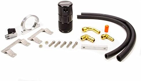 Moroso 85667 Small Body Black Air Oil Separator Catch Can, Fits 12-19 Subaru BRZ/Scion FRS/Toyota 86