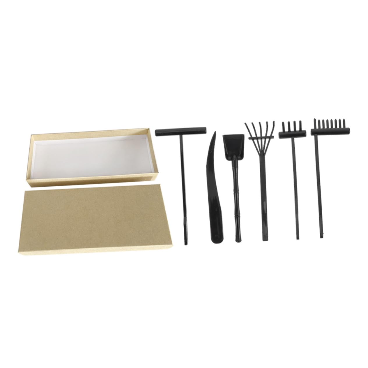 1 Set Sand Rake Sand Table Decoration Miniature Zen Garden Tools Kid Sandbox Decorative Rake Decor Plant Accessories Plant Decor Zen Garden Decors Child Beach Rake Plastic Desktop