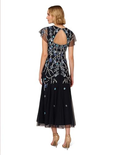 Image of Adrianna Papell Women's Embellished Godet Dress