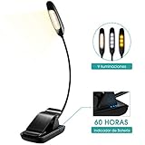 ☀【BRAZO FlEXIBLE & SÓLIDO】 El brazo maleable permite mucha liberted de posiciones para que consigas un perfecto ángulo de iluminación. Y está recubierto de material metálico, por lo que es fuerte y aguanta bien el peso del cabezal sin moverse