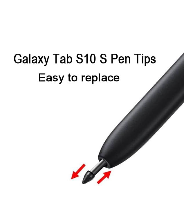 Image of 5 PCS Galaxy Tab S10 S Pen Soft Tips /Nibs Compatible with Galaxy Tab S10 / S10 Plus /Tab S10 Ultra S Pen Replacement Tips /Nibs with Tools (S10 /S10+ /S10 Ultra Black*5)