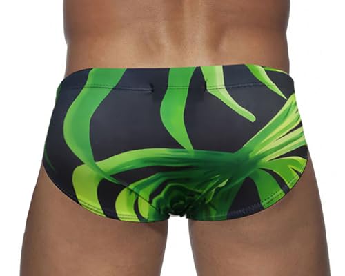 Men's Swimwear Boxer Bikini Swim Briefs Beach Shorts Surfing Swim Pants Swimming Trunks Swimsuit Stretch3