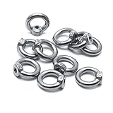 Hochwertiges Material: Die Heberingmutter besteht aus hochwertigem Edelstahl 304, der stark und rostfrei ist. Es hat eine gute Tragfähigkeit und funktioniert gut in feuchten Umgebungen.