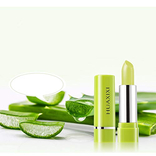 Aloe Juice Carotene Lipstick, Moisturizer Lip Gloss Long Lasting Nutritious Lip Balm Lips Waterproof Moisturizing Non-stick Cup (green (Aloe juice)
