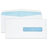 Quality Park Claim Form #10 1/2 Envelopes, 1 Window, CMS-1500, Privacy Security Tint, 4-1/2 x 9-1/2 Inches, Gummed, 24 lb White, 500/Box (QUA21432-A)