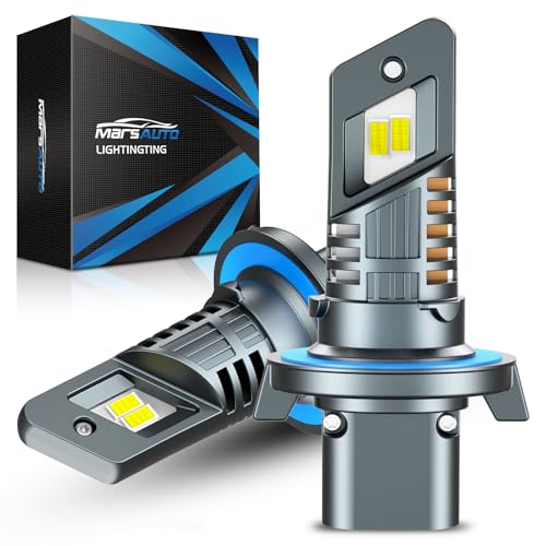 Image of Marsauto 2025 Upgrade H13 /9008 Bulbs, 28000LM 800% Super Bright Fog Bulb, 1:1 Mini Size Halogen Replace H13 Bulbs, Plug-N-Play Direct Installation, Pack of 2
