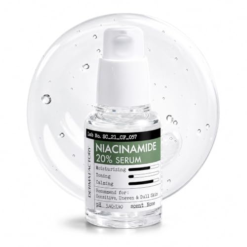 DERMA FACTORY Niacinamide 20% Face Serum for Oily Skin Pore Care