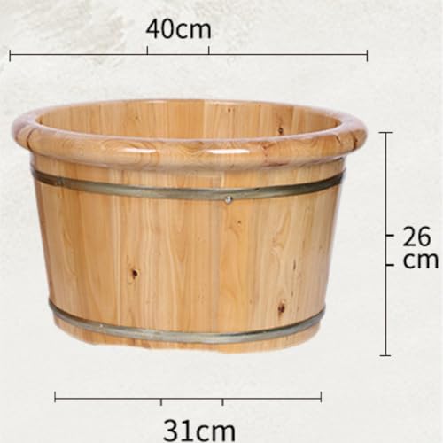 Spa de pies de madera DRMEE barril de pie miniatura 2