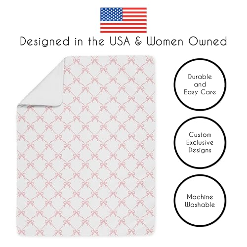 Image of Sweet Jojo Designs 5-Piece Toddler Bedding Set (Pink Bows) for Girls, Kids incl. Bed in a Bag Comforter, Blanket, Pillowcase, Sham & Sheets (Bow for the Ballerina, Ballet Dancer, Princess Collection)