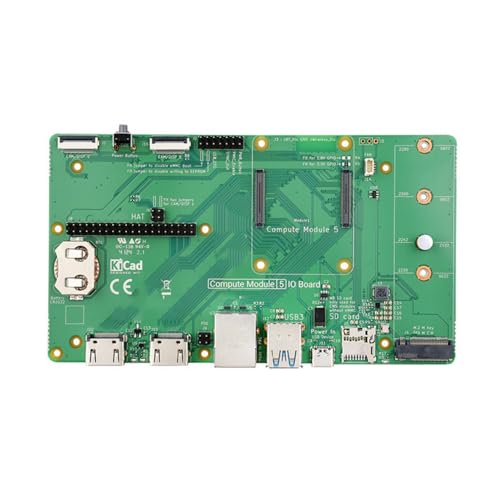 xbiez Compute Module 5 - Placa de plataforma para CM5 de creación rápida con tarjeta PCIe flexible