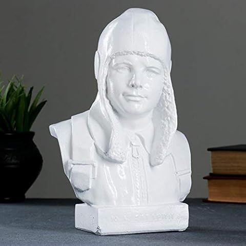 Yuri Gagarin 10 Inch White Sculpture Bust Cover