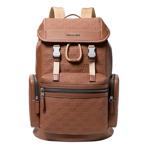 Michael Kors Men's Jet Set Triple Pocket Backpack/Matte Pebble Emb Leather, Luggage by Michael Kors - Used condition - US$241.27