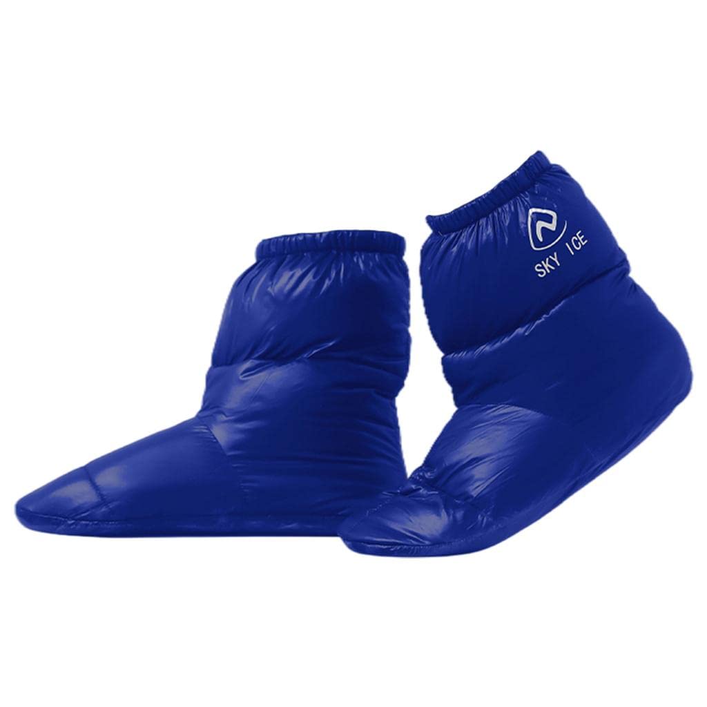 Enakshi® Outdoor Camping Duck Down Slippers Sock Shoes Warmer Boot Booties Blue L|Sporting Goods | Outdoor Sports | Camping & Hiking | Clothing | Men's | Socks-image-24