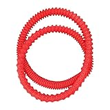 MotiveTech Aro de Resorte Interno con Peso, Entrenamiento en Interiores Y Exteriores, Deporte Silencioso, Diseño Cómodo para La Cintura, Entrenamiento para, Rojo