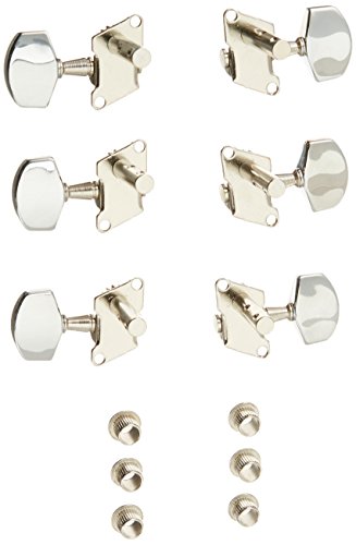 WD Music WD1266 Steel String Tuners 3+3 Individual Chrome