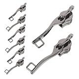 Holibanna 4 Paare Gepäck Reißverschluss Zipper Pulls Doppellagig Abnehmbar mit Schlossloch Robustes Ersatzteil für Koffer Rucksack Schutz vor Beschädigung für Reisen und Zollkontrollen