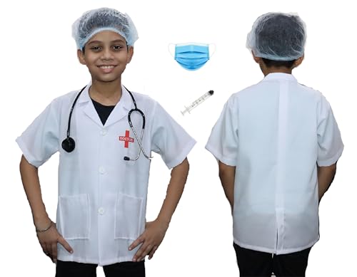 Image of Rudra Fancy Dress Doctor coat for kids | Nurse costumes for kids fancy dress costumes for boys & girls