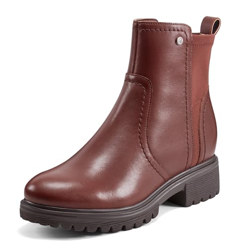 [Rockport] アンクルブーツ Isalina レディース ミディアムブラウンレザー 22.5 cm