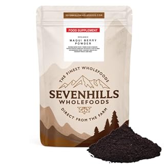 Sevenhills wholefoods organic maqui berry powder freeze dried soil association certified organic