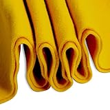 Jtnohx Color Felt, 1 Square Yard Felt Fabric, 1.4mm Thickness Flexible Craft Felt, Felt by Yard for Art &amp; Craft Project (Orange Yellow)