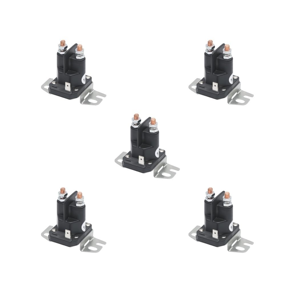 Juego de 5 solenoides de arranque de 12 V que sustituyen al solenoide de arranque del tractor de césped para cortacésped 807829