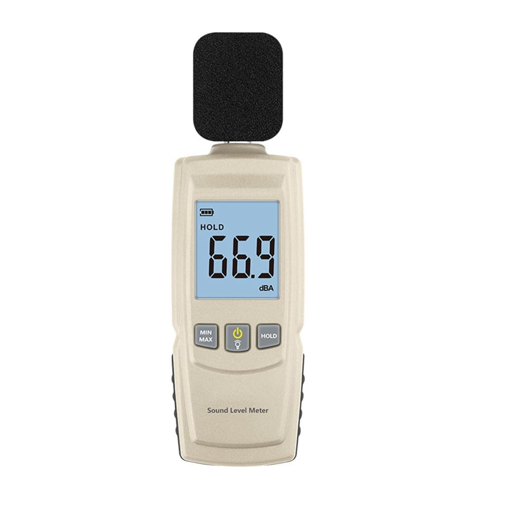 Jnchdghwa GM1352 Digital Sound Level Meter Noise Tester 30-130db in Decibels with Backlight LCD Screen Accuracy Up to 1.5db
