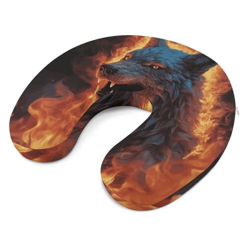 Almohada en U con espuma viscoelástica 30 cm cómoda miniatura 6