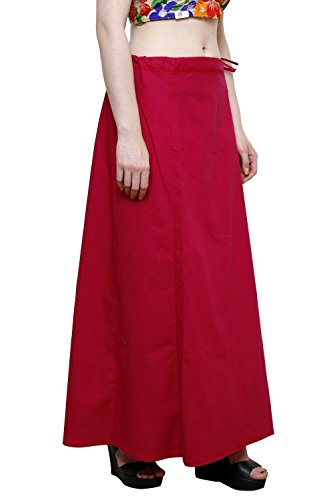 Image of Pistaa's combo of Women's Cotton Best Plain Solid Indian Readymade Inskirt Saree petticoats