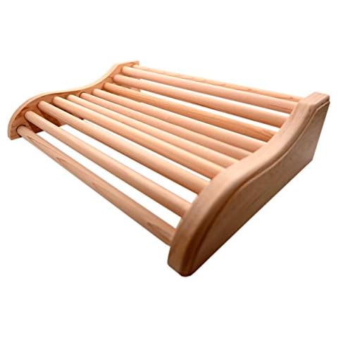 HSE Cedar Curved Sauna Headrest Pillow (1, Red Cedar) Cover