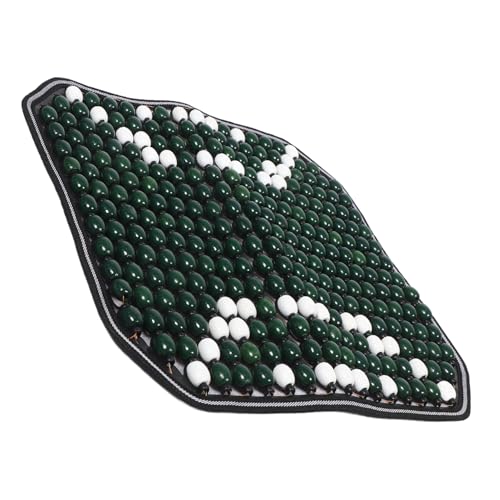 OUNONA Beaded Seat Cover Car Seat Cooling Pad Ventilated Wooden Bead Cushion for Car